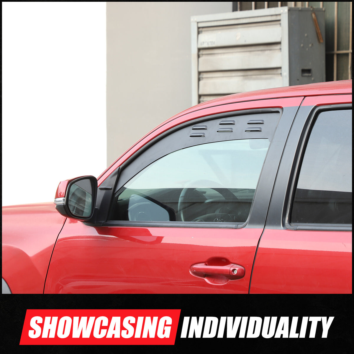 Alloy Rear Window Ventilation Louver Shutter Cover Trim For Toyota Tacoma 16-22 11