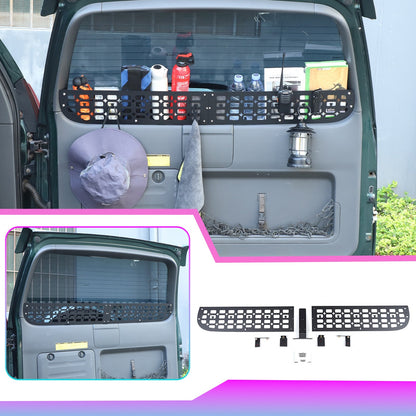 Rear Window Storage Barrier Molle Panel For Toyota Prado 2003-2009 1