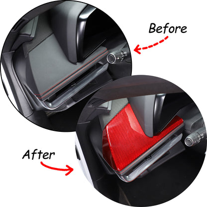 Red Real Carbon Fiber Full Interior Set Decor Trim Kit for Corvette C8 20-25 - Styles 26-30 52