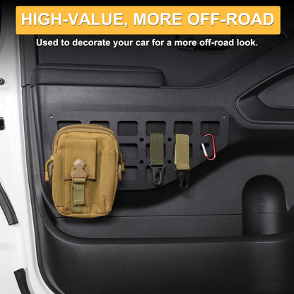Off road Front Door Pocket Molle Panel For Nissan Frontier D41 2022+ 15