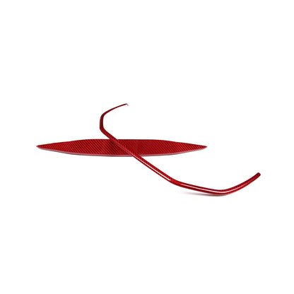 Red Central Console Air Outlet Vent Cover Trim For Maserati Ghibli 2014-2015 7