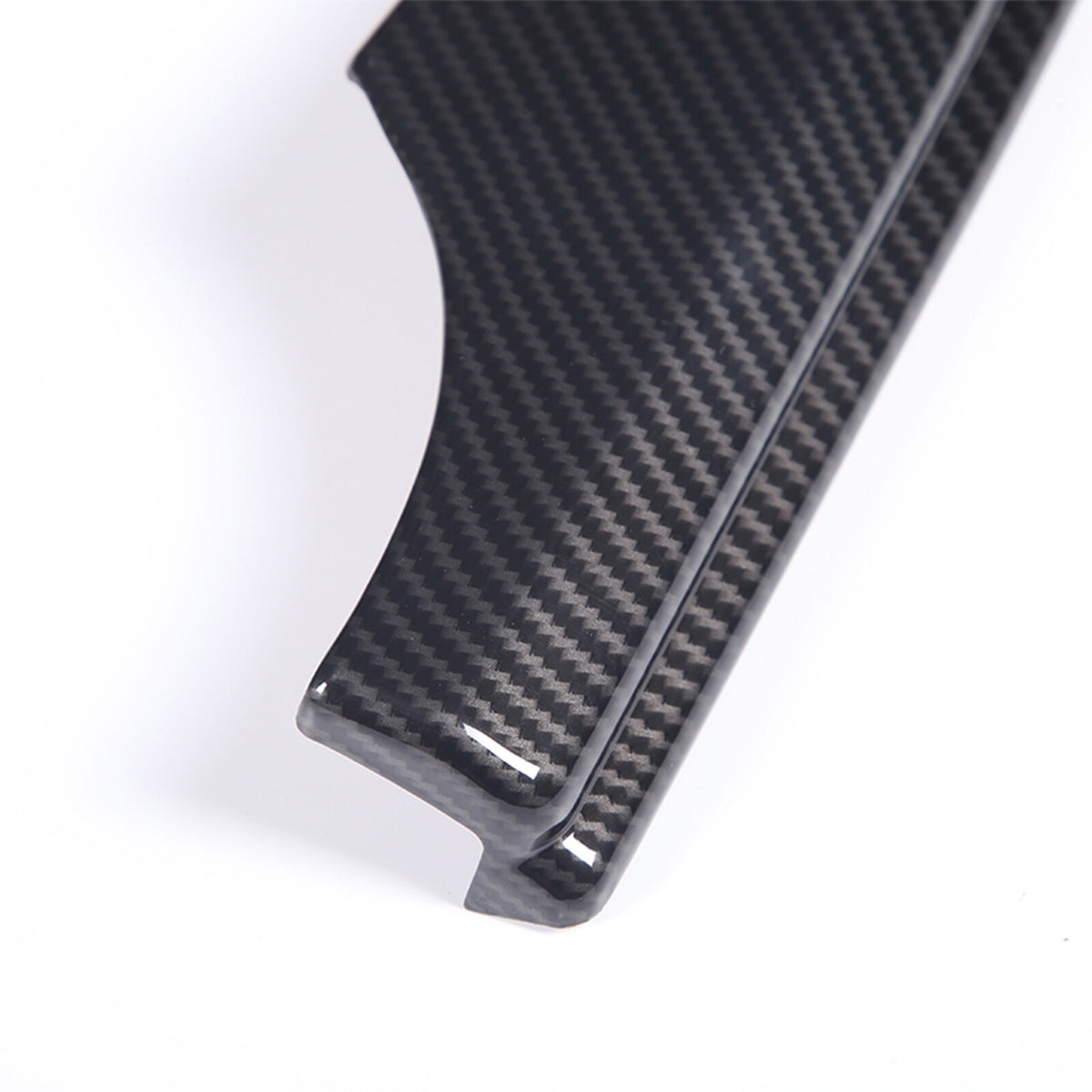 Carbon Fiber ABS Interior Dashboard Side Panel Cover Trim For Corvette C8 20-25 12
