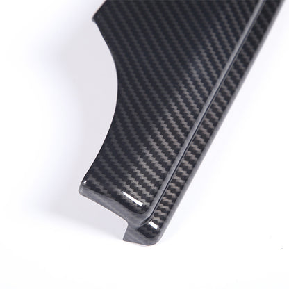 Carbon Fiber ABS Interior Dashboard Side Panel Cover Trim For Corvette C8 20-25 12