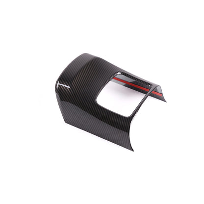 ABS Carbon Rear storage compartment box cover trim For Toyota GR Supra 19-24 US 9