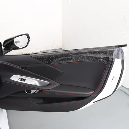 Forged Real Carbon Fiber Full Interior Set Cover Trim Kit For Corvette C8 20-25 - Variants 16-20 49