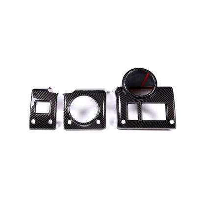 ABS Carbon Fiber Interior Full Set Panel Cover Trim for Hummer H2 2003-2007 - Styles 1-5 12