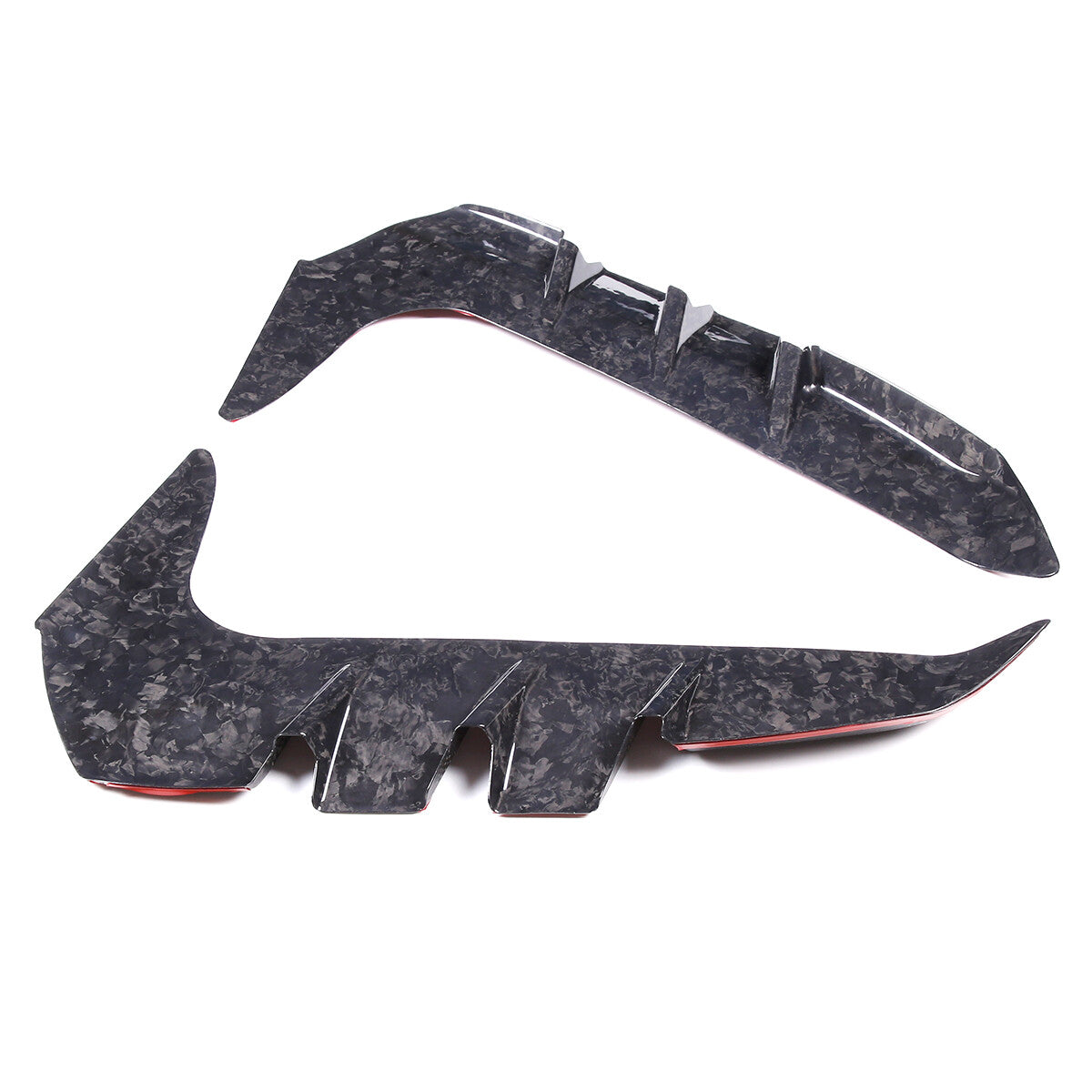 Forged Carbon Front Side Fender Air Outlet Trim For Toyota GR86 Subaru BRZ 2022+ 9