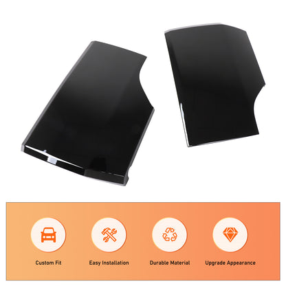 Glossy Piano Black ABS Rear Bumper Panel Trim Cover For Toyota Tundra 2022+ 18