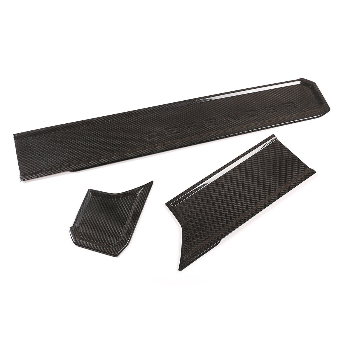 Real Dry Carbon Fiber Full Interior Trim Set For LR Defender 90 110 L663 20-23 94