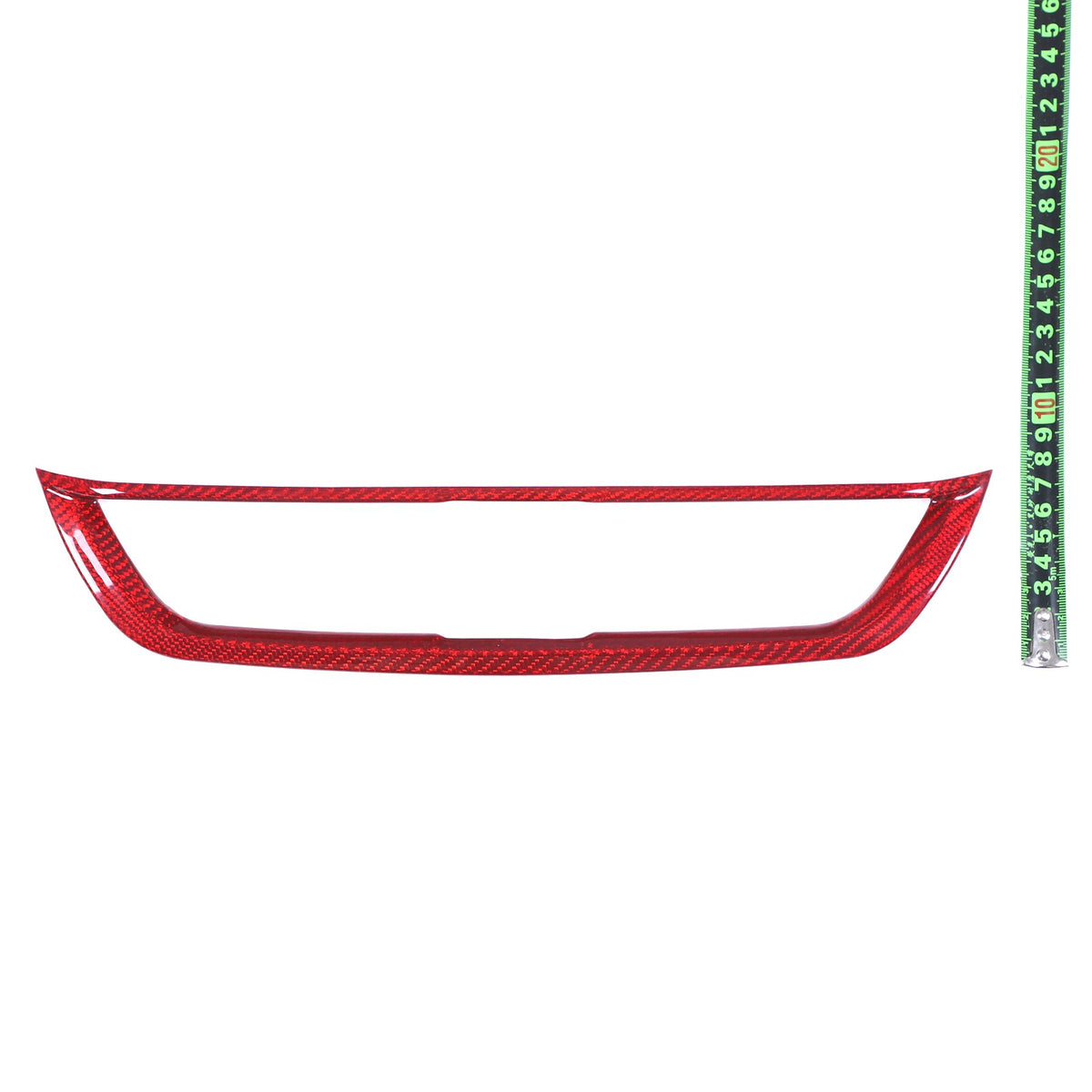 Red Real Carbon Fiber Center Air Vent Trim For Alfa Romeo Giulia 952 2017-2020 8