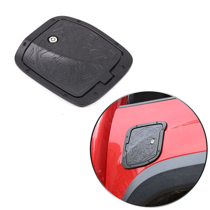 Lock +Key+ Aluminum Gas Fuel Tank Door Cover Cap For Toyota Tacoma 2016-2023 14