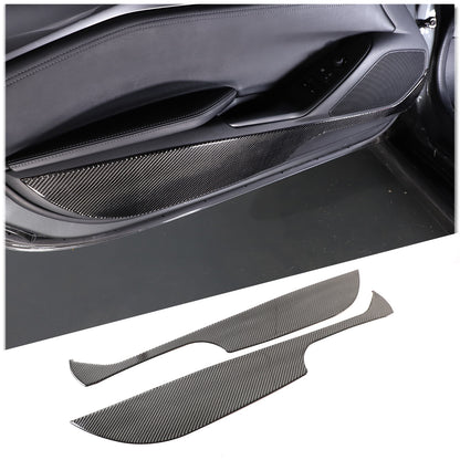 Soft Carbon Fiber Door Anti-Kick Panel Sticker For Mazda MX-5 Miata 16-23 3