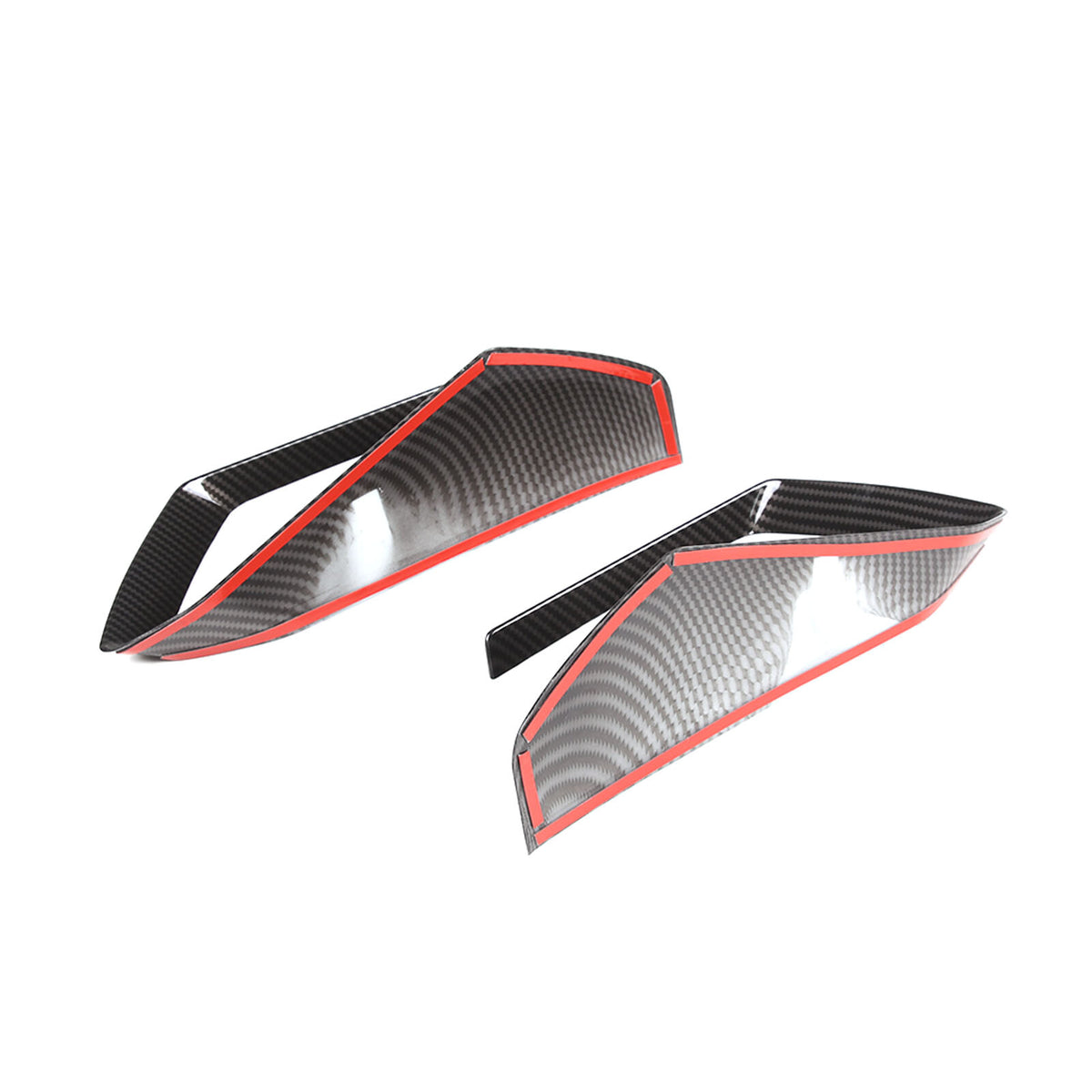 ABS Carbon Front Side Air Intake Vent Grille Cover Trim For Corvette C8 20+ 16