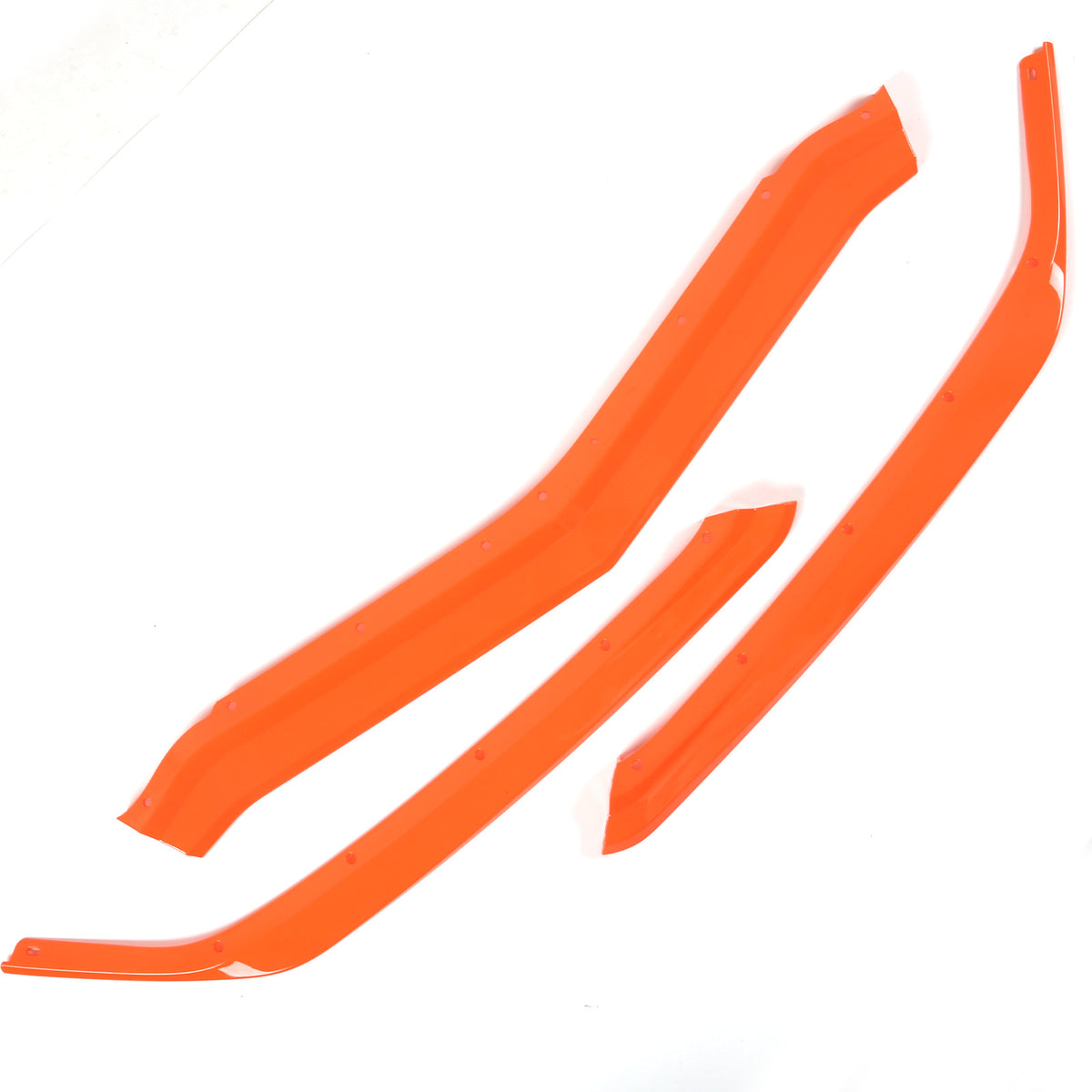 Orange Front Bumper Lip Spoiler For Corvette C8 2020-2025 9