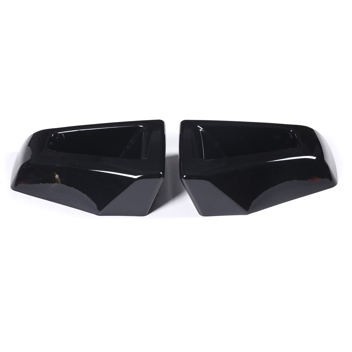 Glossy Piano Black Front Bumper Exterior Trim Cover Set For Hummer H2 2003-2009 - Styles 6-10 22