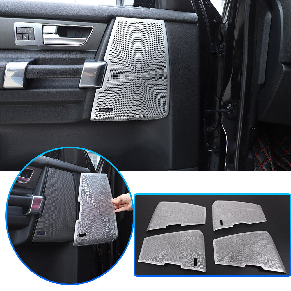 Steel Car Door Speaker Net Cover Trim For Land Rover Discovery 4 LR4 2010-2016 2