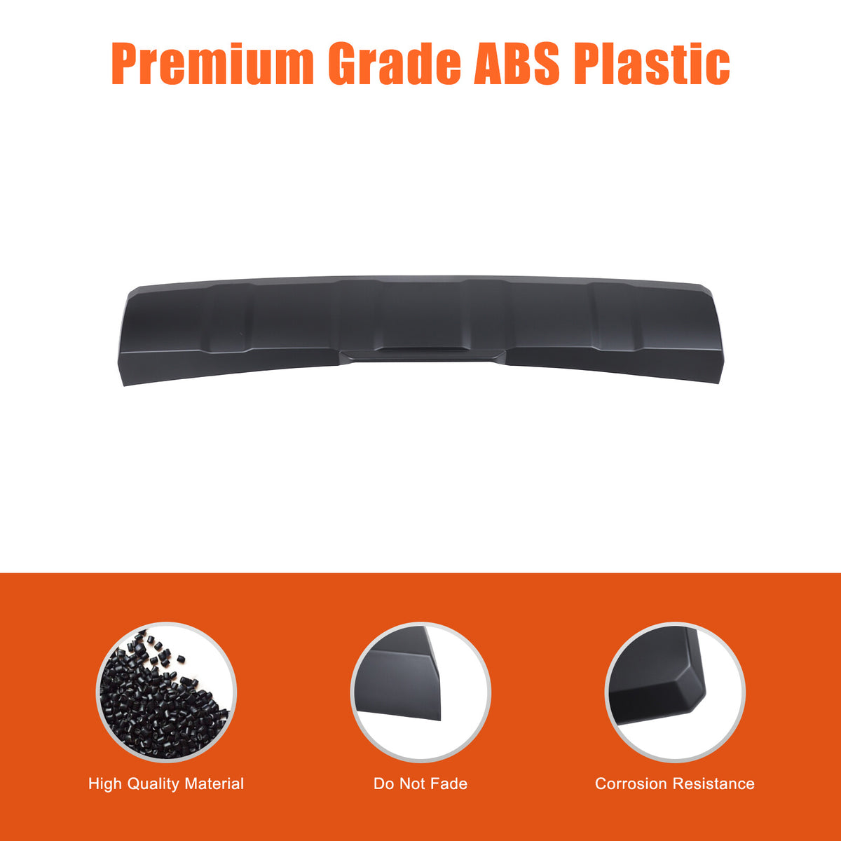 Matte Black Rear Bumper Spoiler Guard For Toyota Land Cruiser LC250 24+ 17
