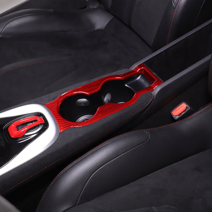 Red Real Carbon Fiber Interior Exterior Conosle Trim Cover For Lotus EMIRA 21-25 132