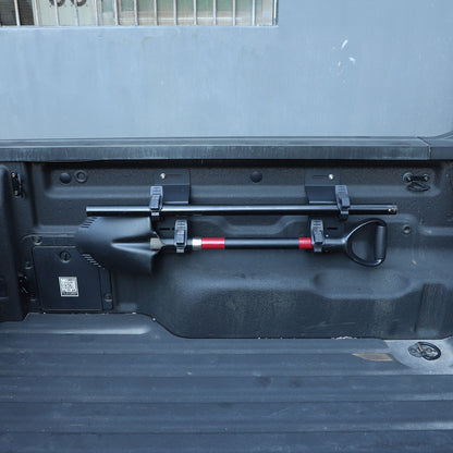 Black Steel Cargo Box Side Rail Tool Mounting Bracket For Ford Maverick 2022 13