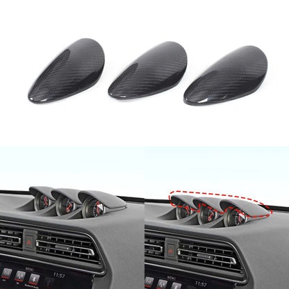 Real Carbon Fiber Full Center Console Trim Set For Nissan 370Z Z34 MT 2009-20 11