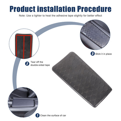 Real Honeycomb Carbon Fiber Center Armrest Box Cover Trim For Mazda MX-5 2016+ 21