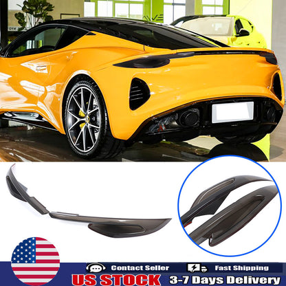 Smoked Black Rear Tail Light Guard Cover Trim For Lotus Emira V6 I4 2021-2025 US 1