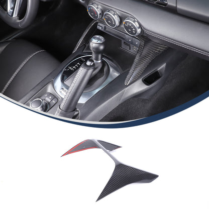 Real Carbon Fiber Front Center Console Trim Cover For Mazda MX-5 Miata 2016-2025 12