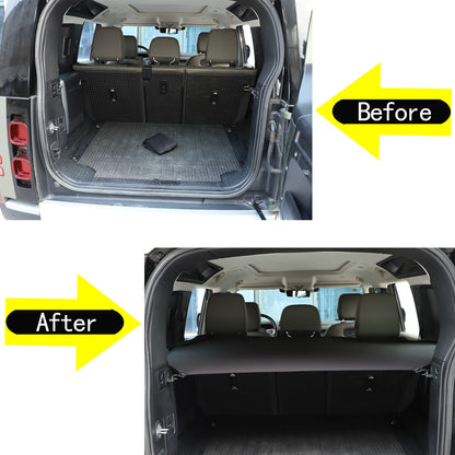 Rear Trunk Cargo Sunshade Mesh Net Insect Soft Top For Defender 110 2020-2024 US 2