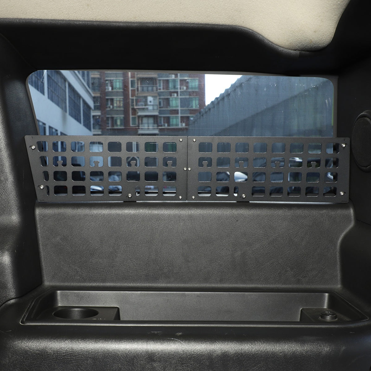 Carbon Steel Aluminum Rear Side Window Molle Panel For Hummer H2 2003-07 US 9