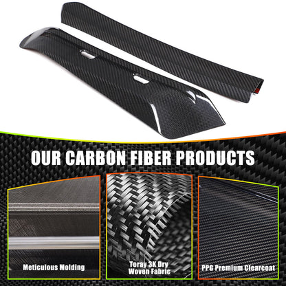 Real Dry Carbon Fiber Center Console Air Vent Trim For BMW X3 G45 2025+ 7