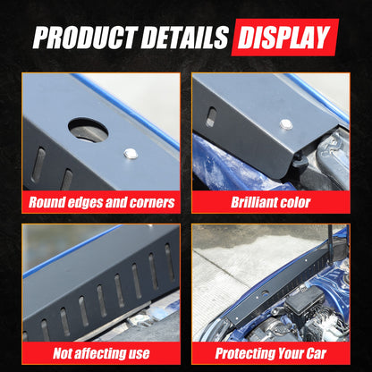 Black Aluminum Engine Bay Side Reinforcement Plate For Subaru WRX VB 2022+ 8