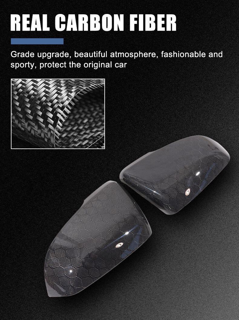 Honeycomb Carbon Fiber Side Mirror Cover Trim Fit For Toyota Supra A90 2019-24 11