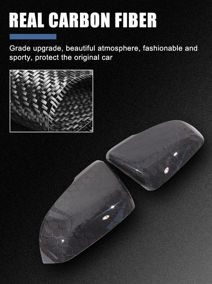 Honeycomb Carbon Fiber Side Mirror Cover Trim Fit For Toyota Supra A90 2019-24 11