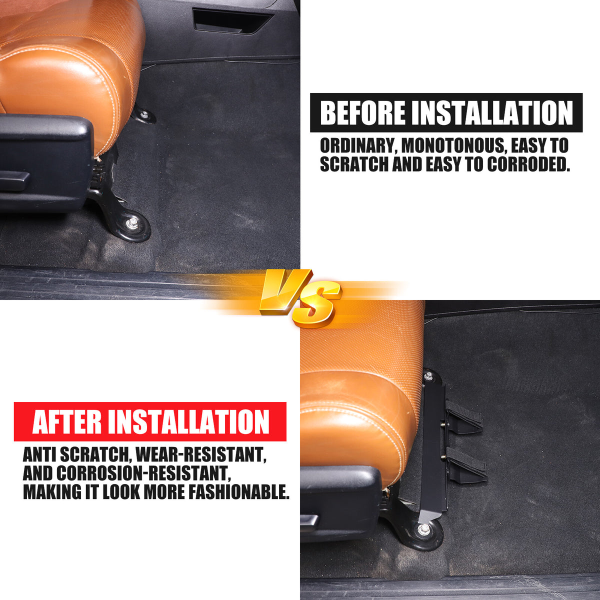 Black Aluminum Passenger Seat Fire Extinguisher Bracket For Toyota Tundra 07-21 7