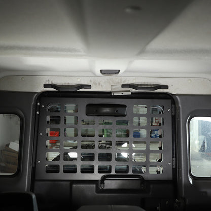 Tailgate Rear Window Trunk Storage Molle Panel For LR Defender 90 110 2004-2019 4