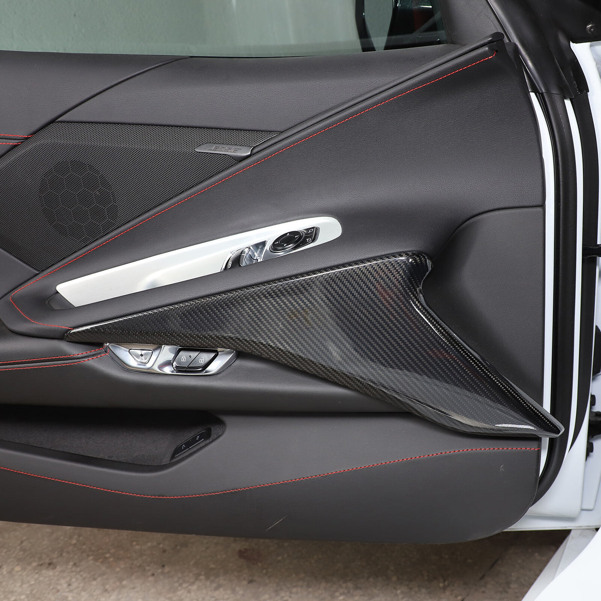 Real Dry Carbon Fiber Full Interior Center Set Trim Kit For Corvette C8 20-25 US - Styles 11-15 16
