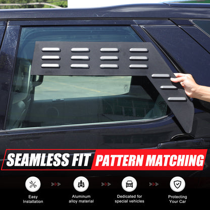 Rear Door Window Louver Air Vent Panel Trim Cover For Land Rover Discovery 5 17+ 5