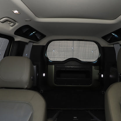 Car Full Sun Shade Rear Front Window Shade Blocks For LR Defender 90 110 2020-22 10