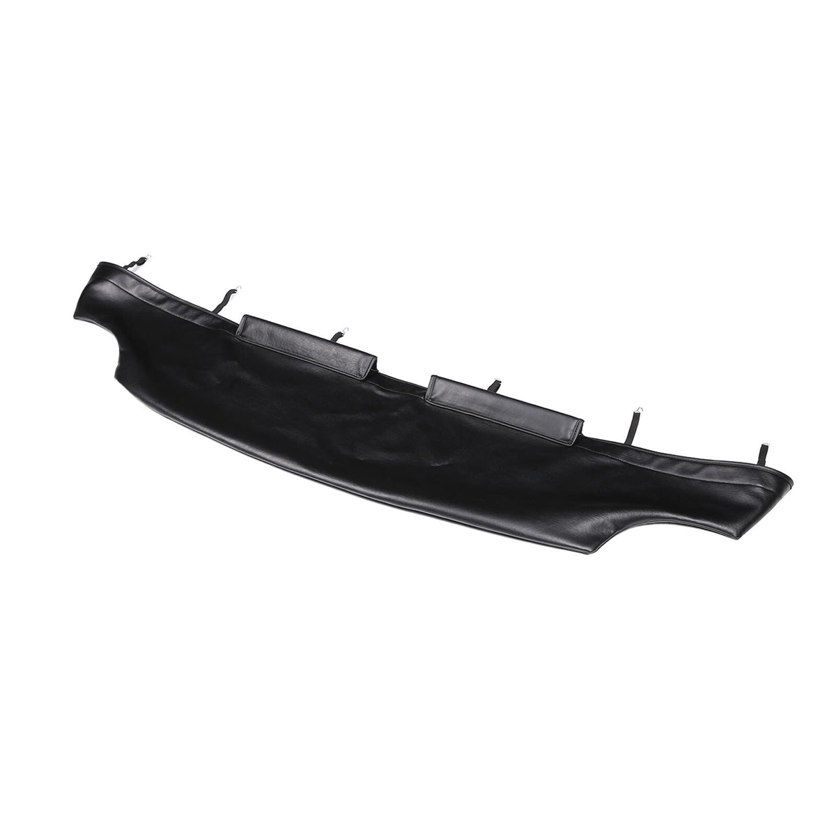 PU Leather Car Bonnet Hood Bra Wind & Bug Deflectors For Fiat 500 2007-2024 12