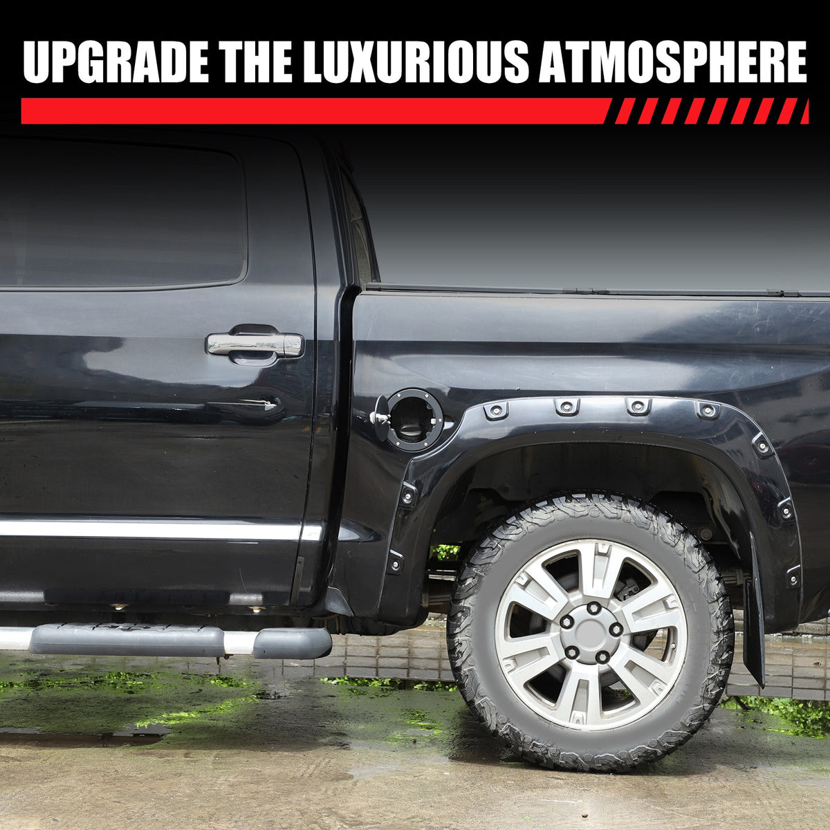 Fuel Cap Anti-Theft Lock Cover with Combination Lock For Toyota Tundra 2007-2021 22