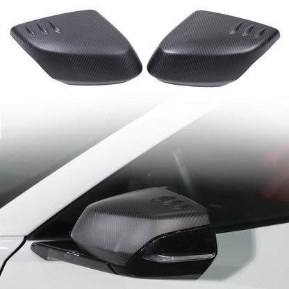Matte Real Carbon Fiber Interior Exterior Trim Cover For Corvette C8 2020-25 121