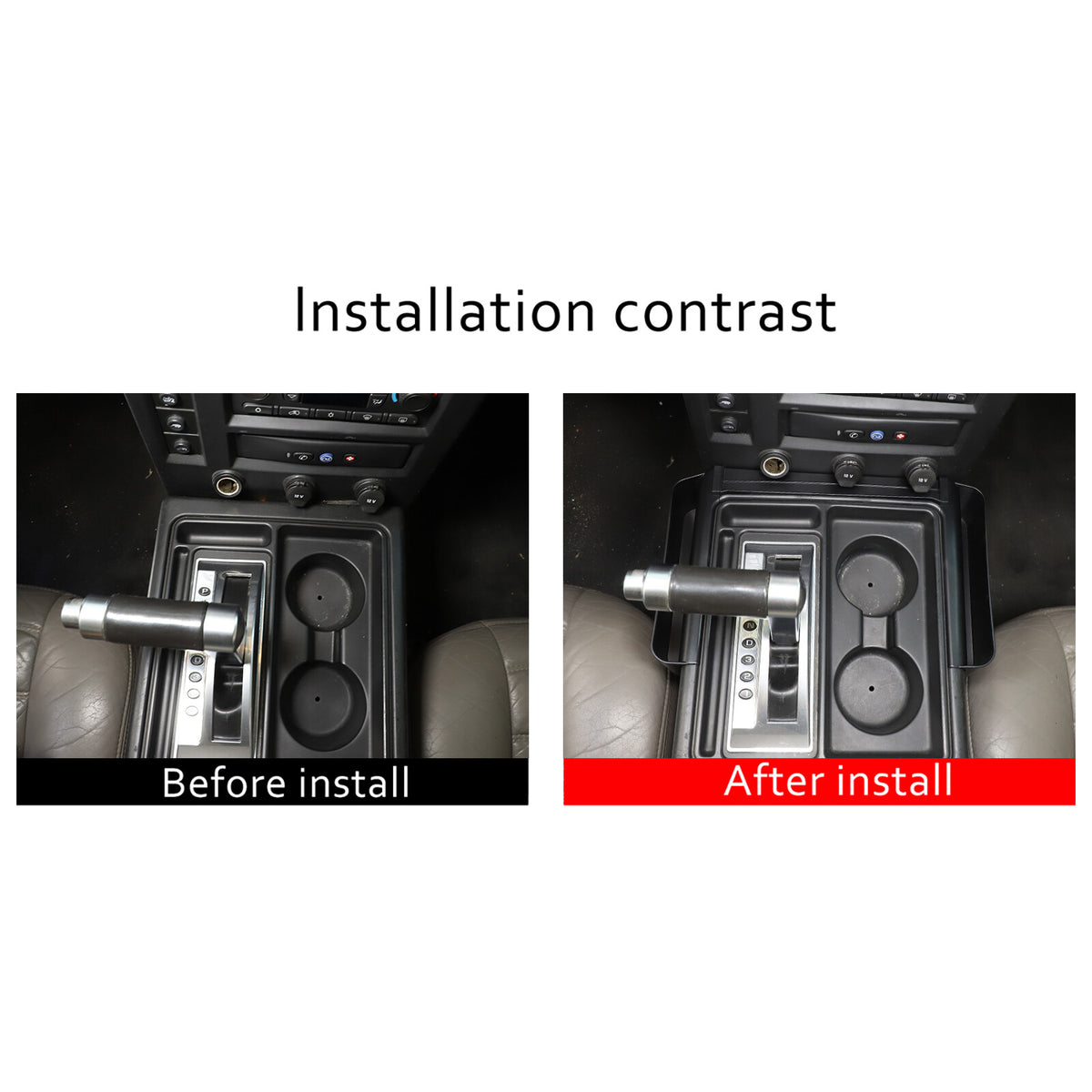 Dash Center Console Storage Box Tray Side Organizer Set For Hummer H2 2003-07 US 10