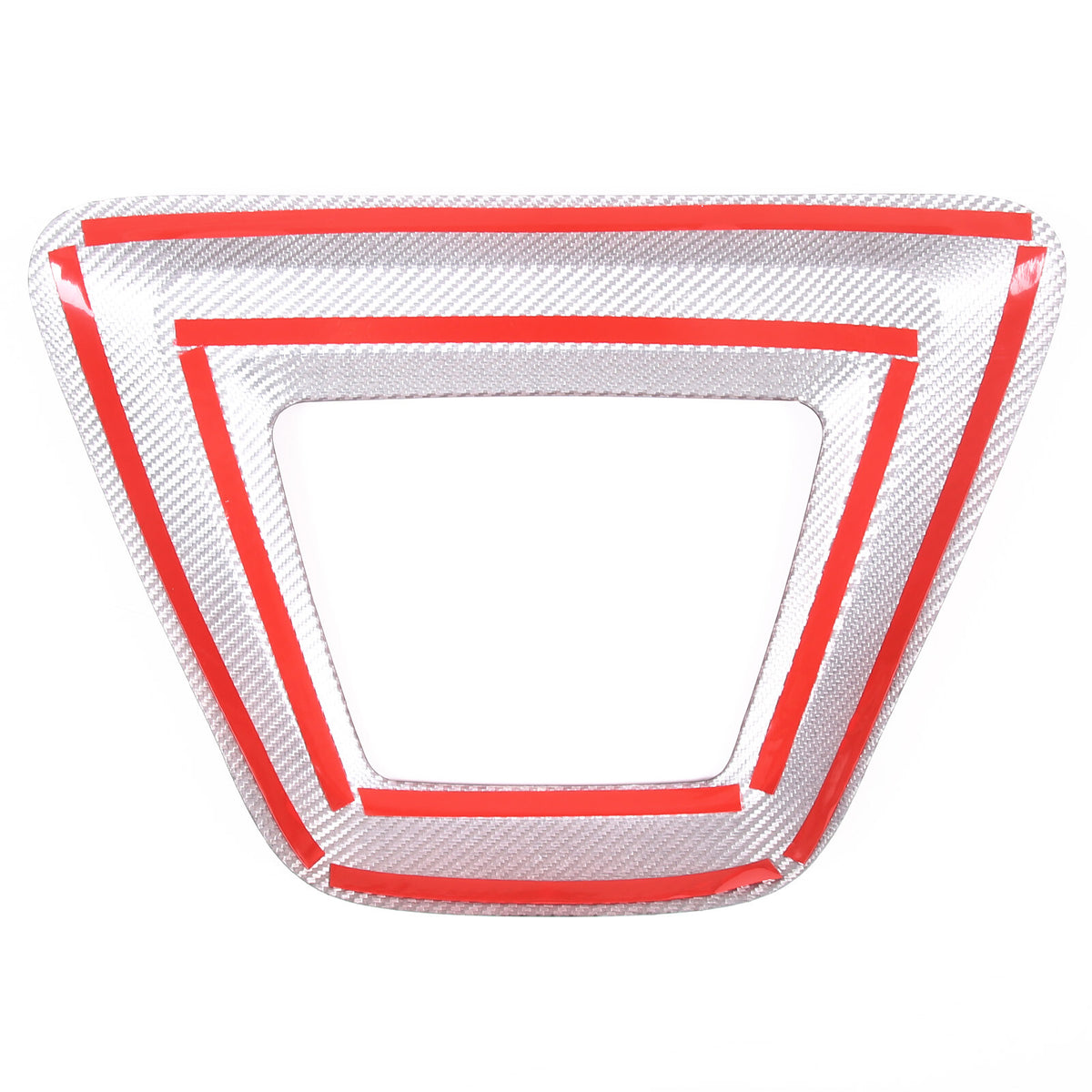 Red Real Carbon fiber Rear Bumper lower brake light frame For GR Supra 19-24 16