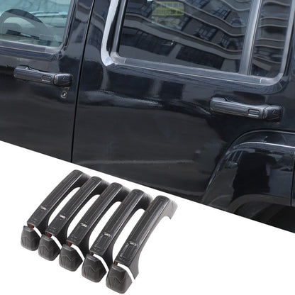 Mecha Matte Black ABS Door + Tailgate Handle Cover Trim For Hummer H3 2005-2009 23