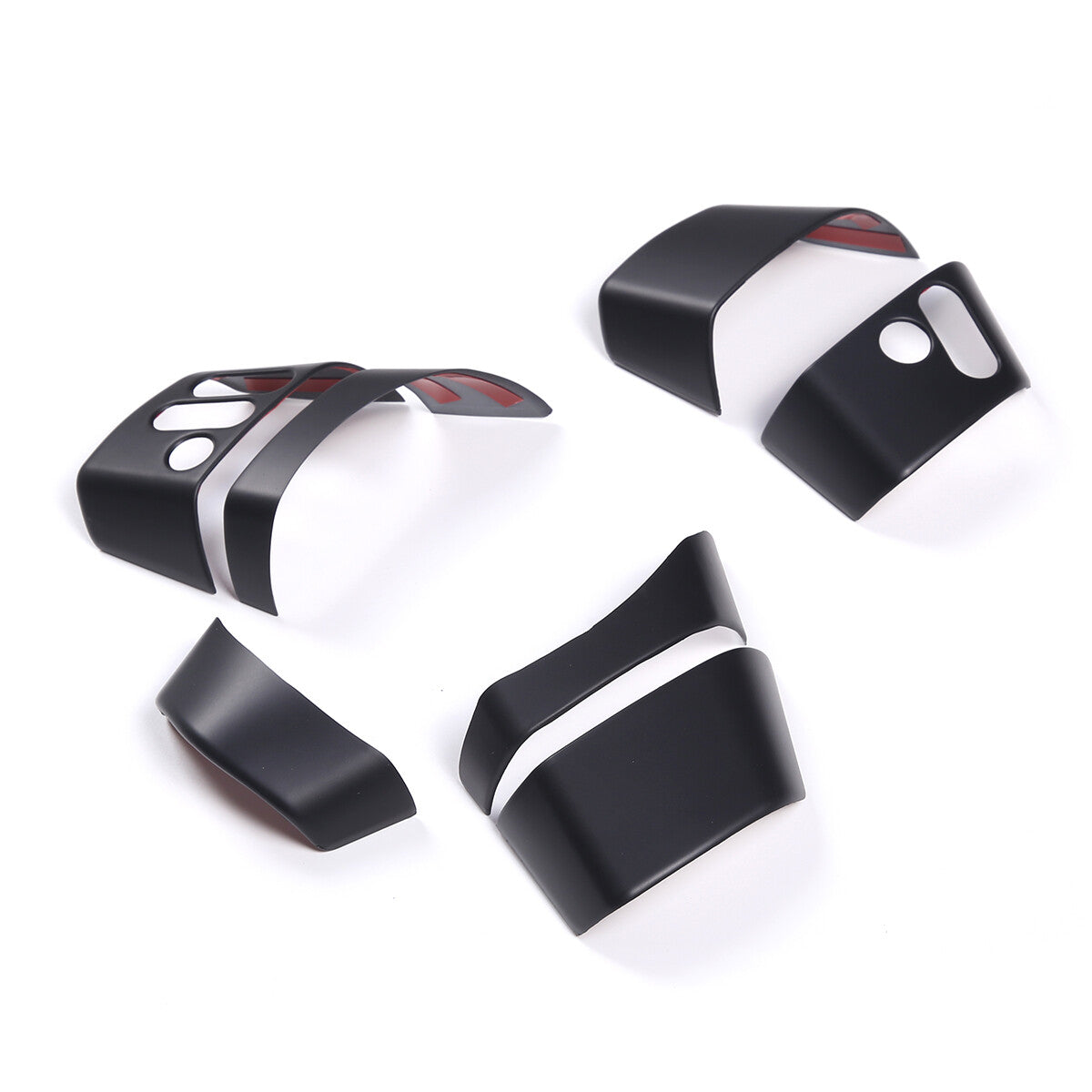 Matte Black Interior Set Dash Panel Cover Trims Kit for Toyota FJ Cruiser 07-22 12