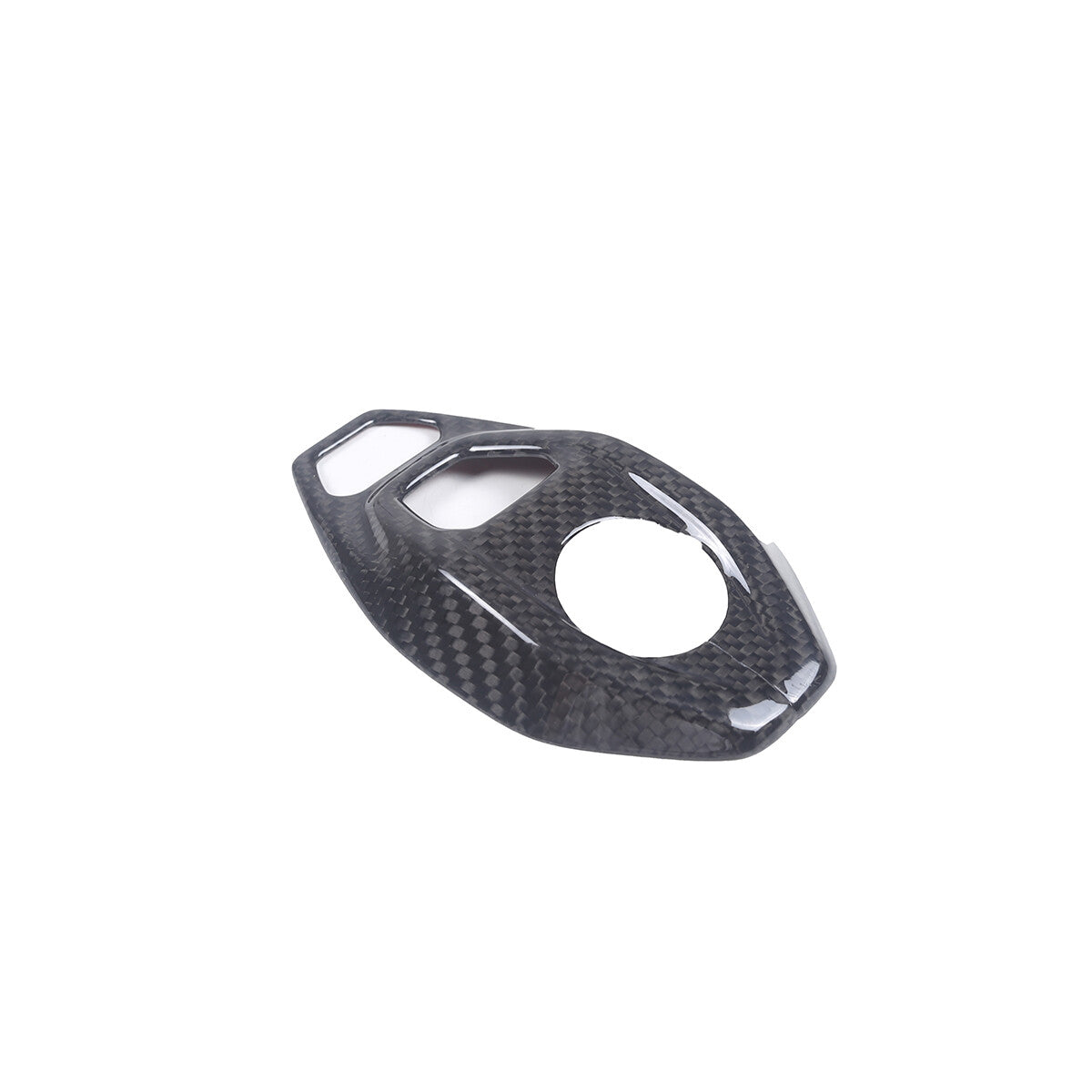 Real Carbon Fiber Console Gear Base Cover Trim For Lotus Emira V6 I4 2021-2025 5