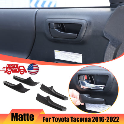 14pcs Matte Black Dash Center Console Cover Trim Set For Toyota Tacoma 2016-2023 2