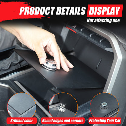 Aluminum Center Console Storage Slot Lock Box Tray For Toyota Tundra/Sequoia 22+ 11