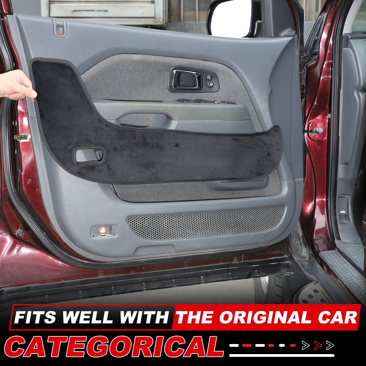 Door Side Anti-Kick Anti-Dirty Guard Cover Trim For Honda Pilot 2003-2008 US 3