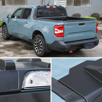 Matte Black ABS Roof Rear Spoiler Trim For Ford Maverick 2022+ 12